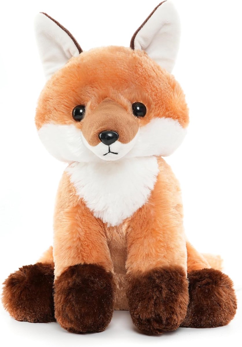 Schattig vossenknuffel met grote, zachte staart, 33 cm