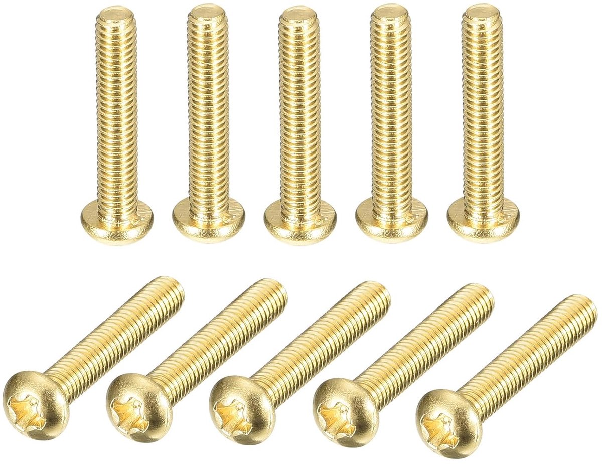 Machineschroeven, M3 x 16 mm Phillips Pan Head bevestigingsschroeven voor meubels, kantooruitrusting, elektronica, 36 stuks