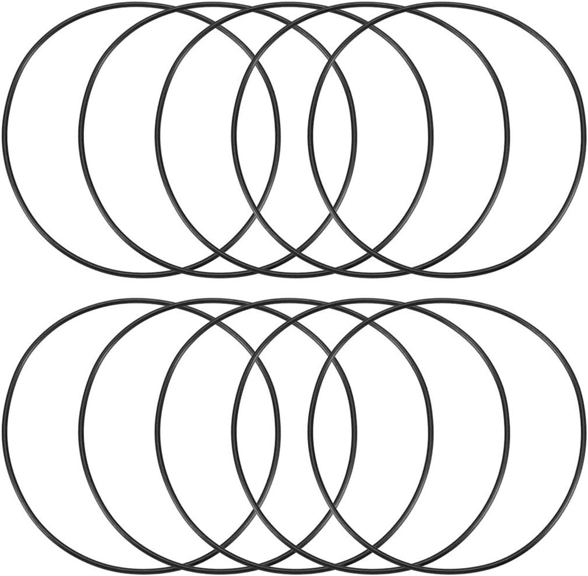 10 Stks 150mm x 144mm x 3mm Zwart NBR O Ringen Olie Afdichtingsringen
