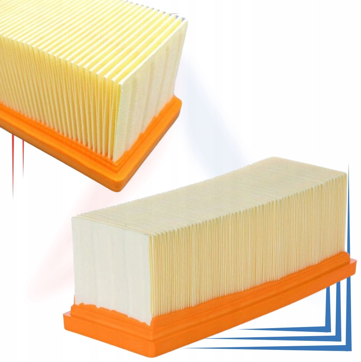 AreoSe - Stofzuigerfilter voor Karcher SE 5.100 SE 6.100 A2501 6.414-498.0 - 2 stuks
