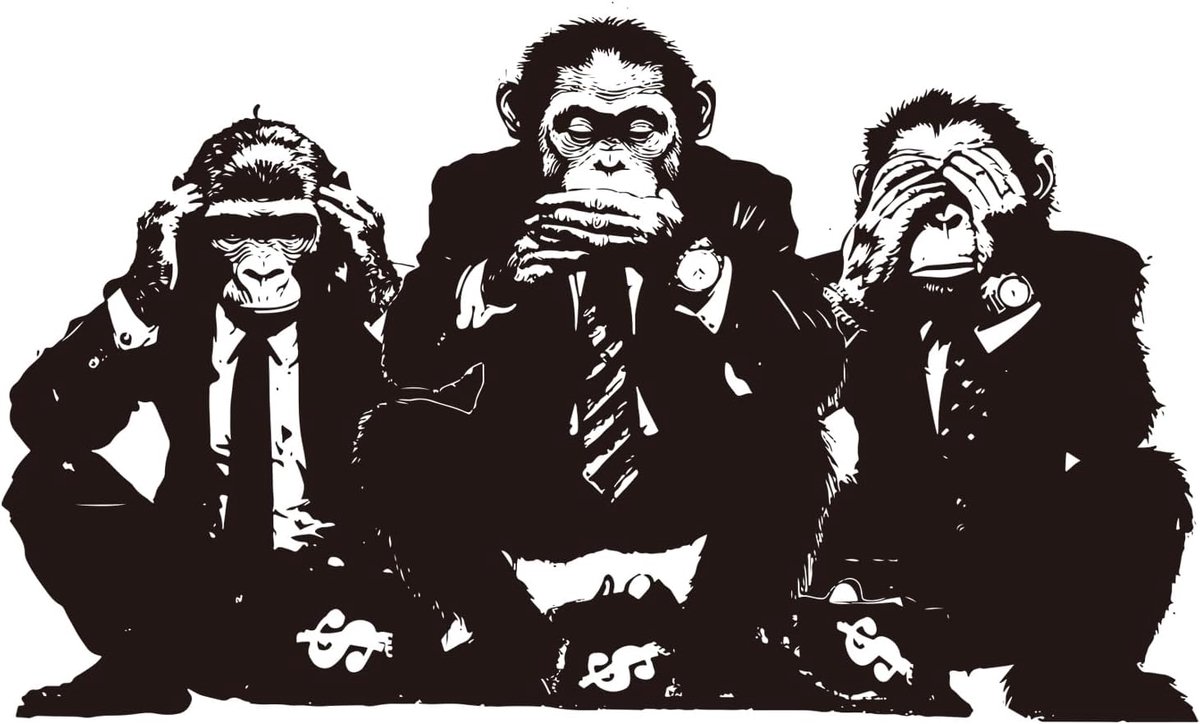 2 vellen Banksy Drie Wise Monkey muurstickers verwijderbare vinylstickers straat Banksy graffiti muurkunst muurschilderingen voor kantoor mannen slaapkamer woondecoratie doe-het-zelf