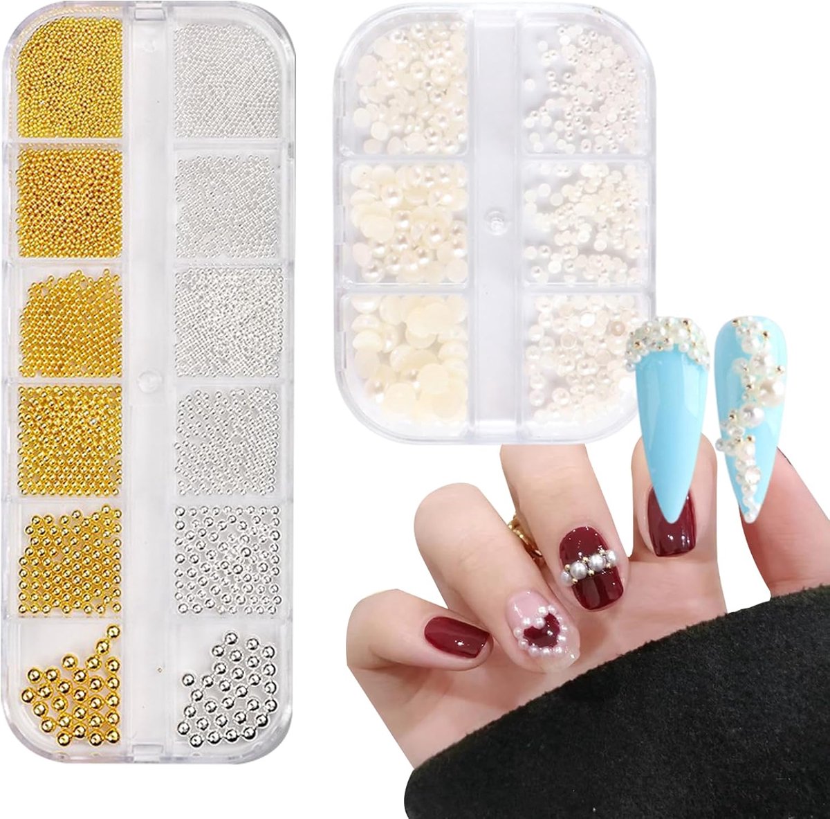 2 lades nail art charmes nail art strass nagels glanzende nagels nagels perfect voor creatieve nail art en fashion manicure look