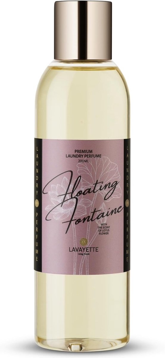 SnelShoppen - Premium Wax Parfum - Floating Fontaine - Geurversterker - 200 ml - Lotusgeur voor Wasgoed - Ideaal voor Huishoudens