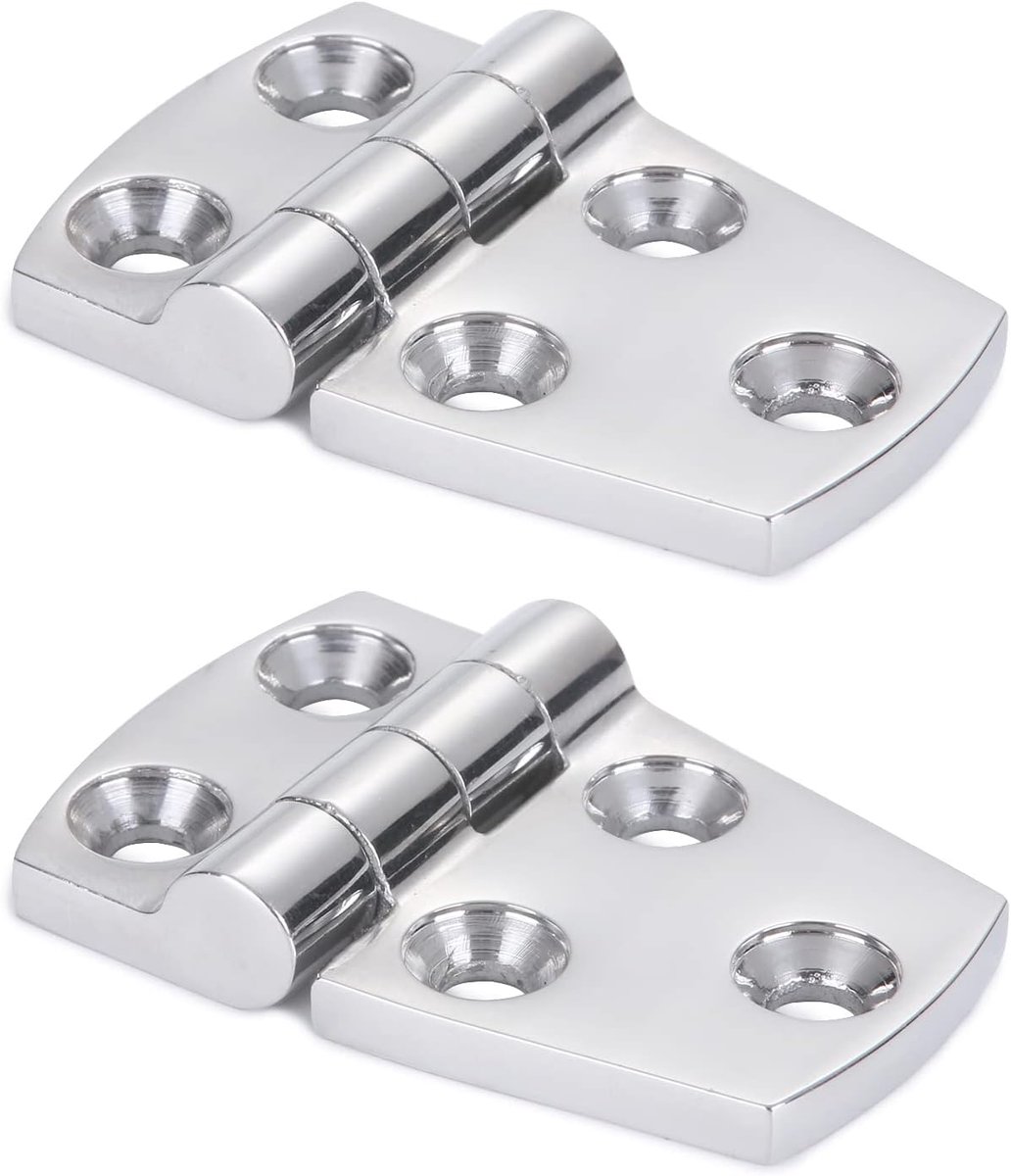 Mount Deurscharnier Roestvrij Op Zwaar Werk Berekend Boot Scharnier Stalen Kast Dek Roestvrij Scharnier Marinier Garage SUS316 2stuks 38 mm x 57 mm