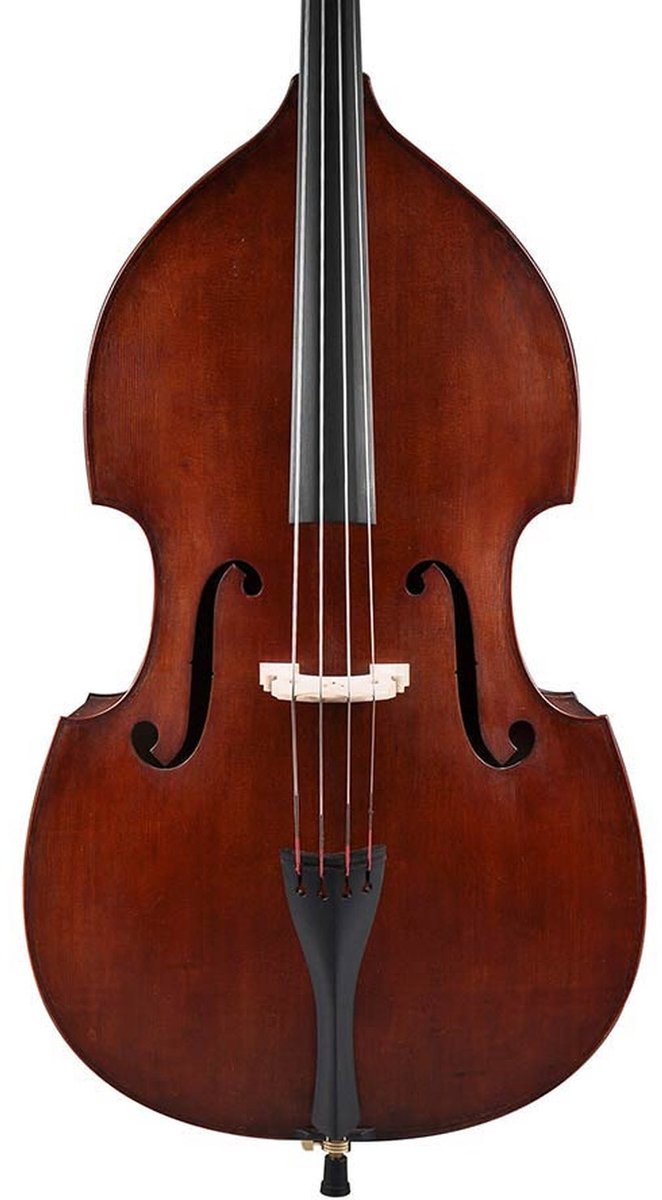 Rudolph RB-634-G contrabas 3/4, solid top, spirit varnish, ebben toets, gamba model