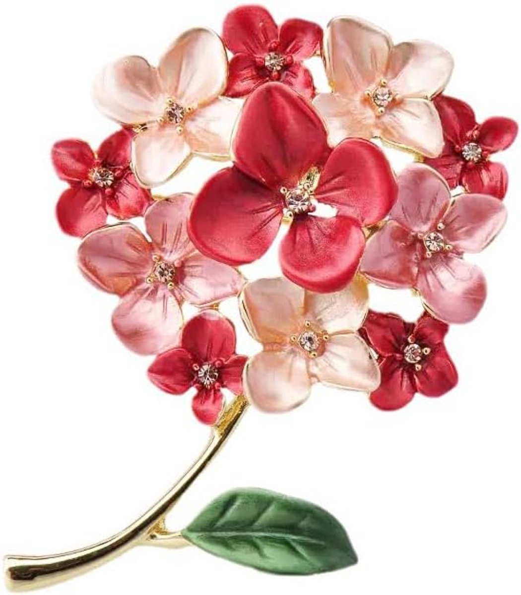 Bloem Boeket Revers Broche Pin voor Vrouwen Meisjes Kristal Strass Bloemen Pins Clip Kraag Trui Pak Jurk Badges Jassen Broches Pins Delicate Sieraden Geschenken Bruiloft