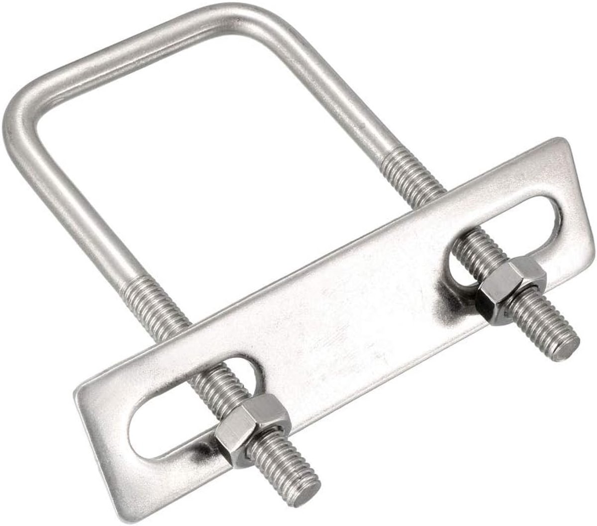 U-bouten 304 roestvrij staal met moeren M6 38 mm binnenbreedte Square,M6,40mm,2Pcs