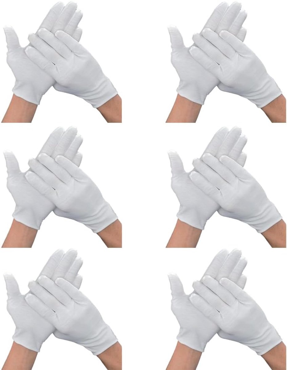 Handschoenen witte katoenen handschoenen meisjes jongens cosplay kostuum jurk handschoenen pols formele handschoenen voor feest