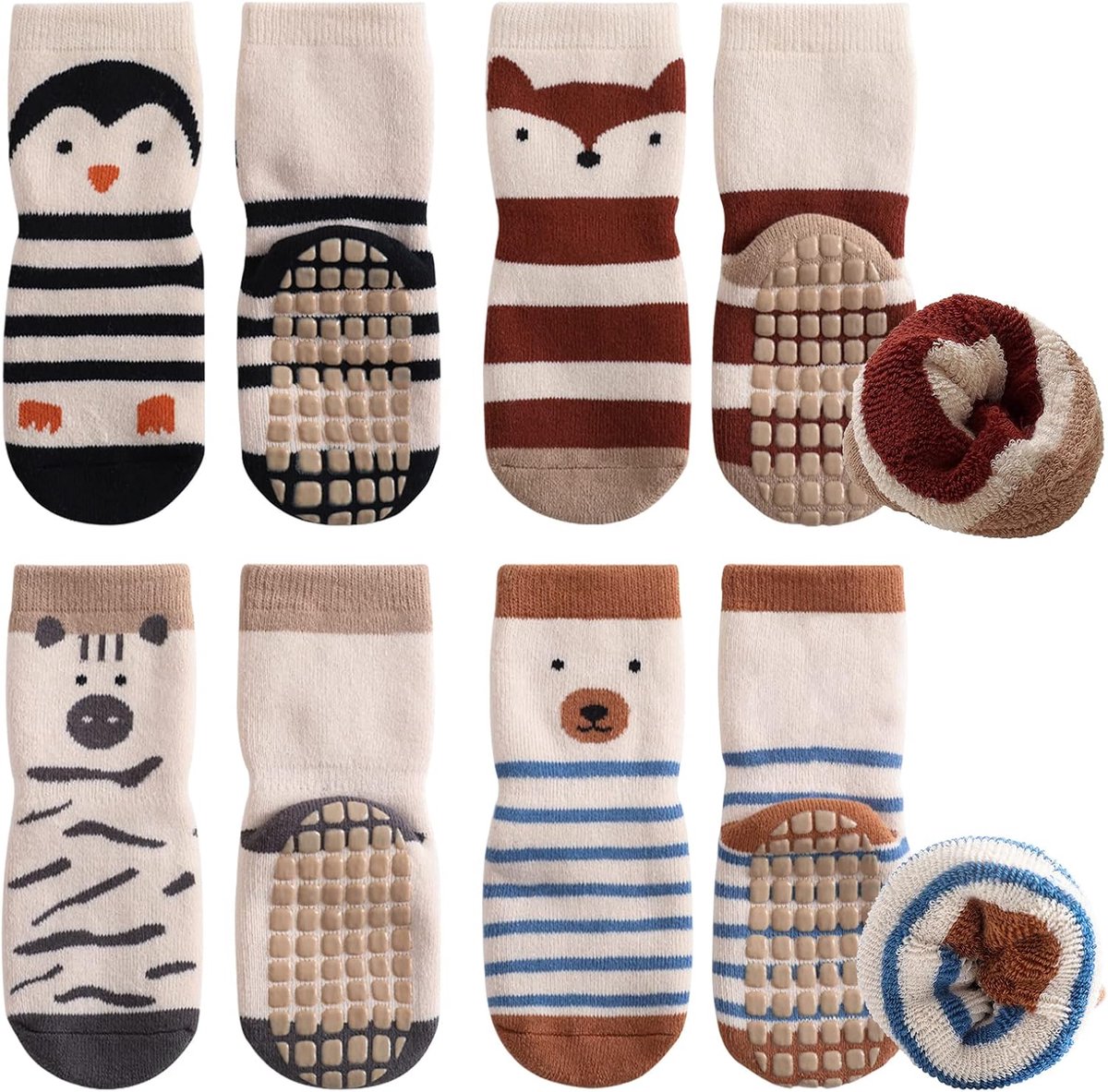 Sokken Van Katoen Voor Meisjes En Jongens, Thermische Wintersokken, Maat S/M/L, 0-5 Jaar