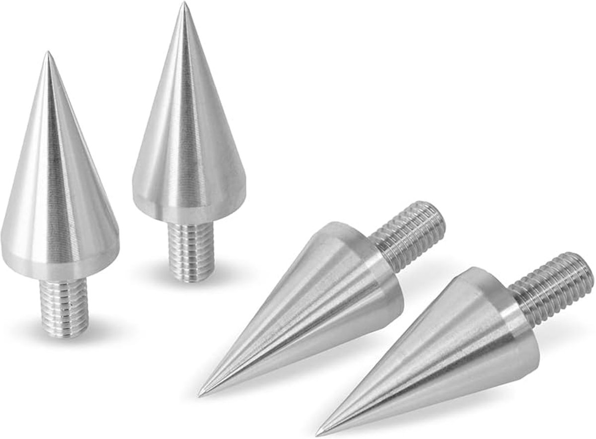 Aluminium Grote Luidspreker Spikes/Boxen Spikes M10 L-37mm - 4 stuks