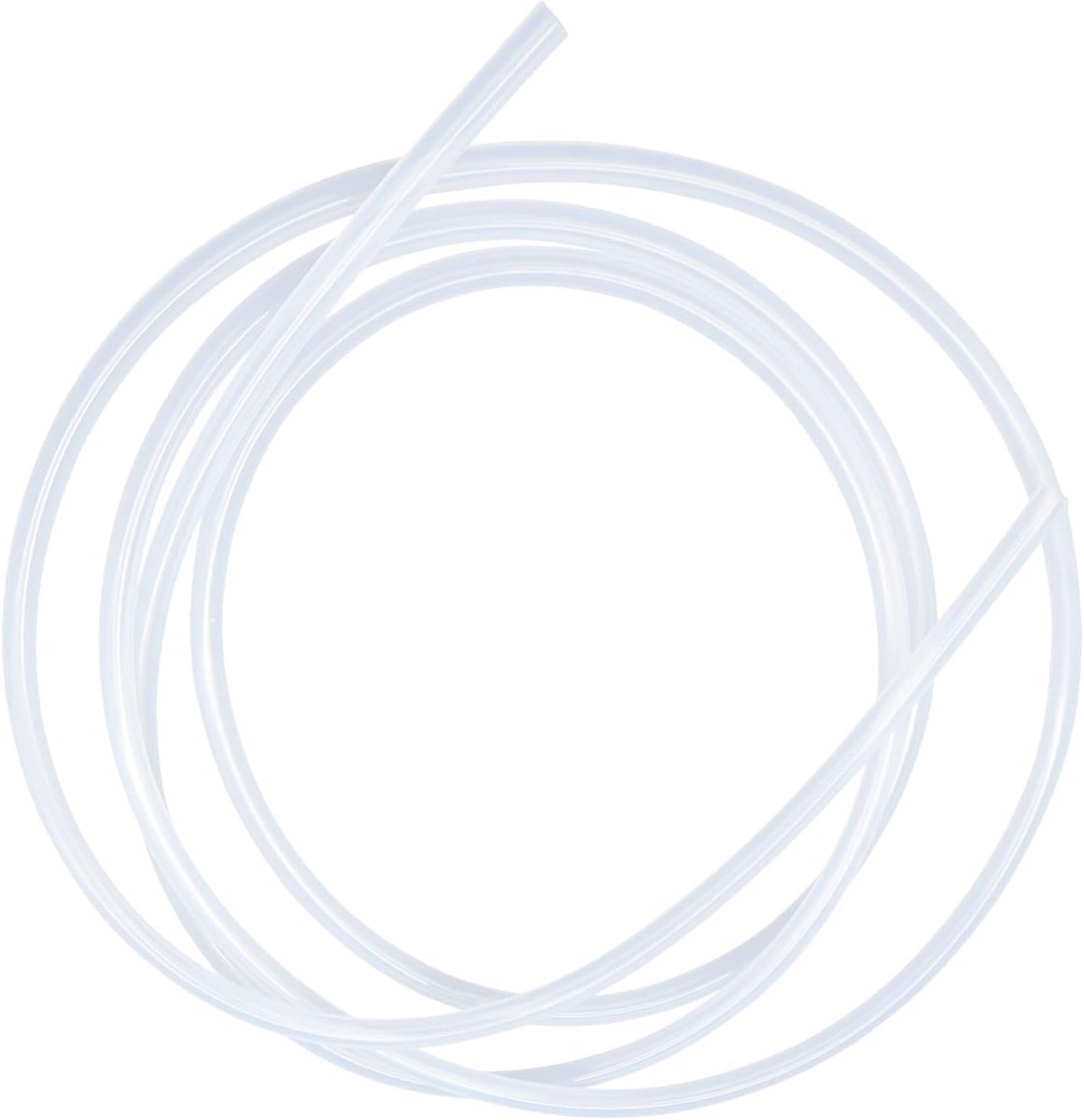 slang, 2 mm x 6 mm (binnendiameter x buitendiameter), 3 meter lang, geschikt voor contact met levensmiddelen, flexibel, transparant, water- en luchtslangen, voor pompoverdracht
