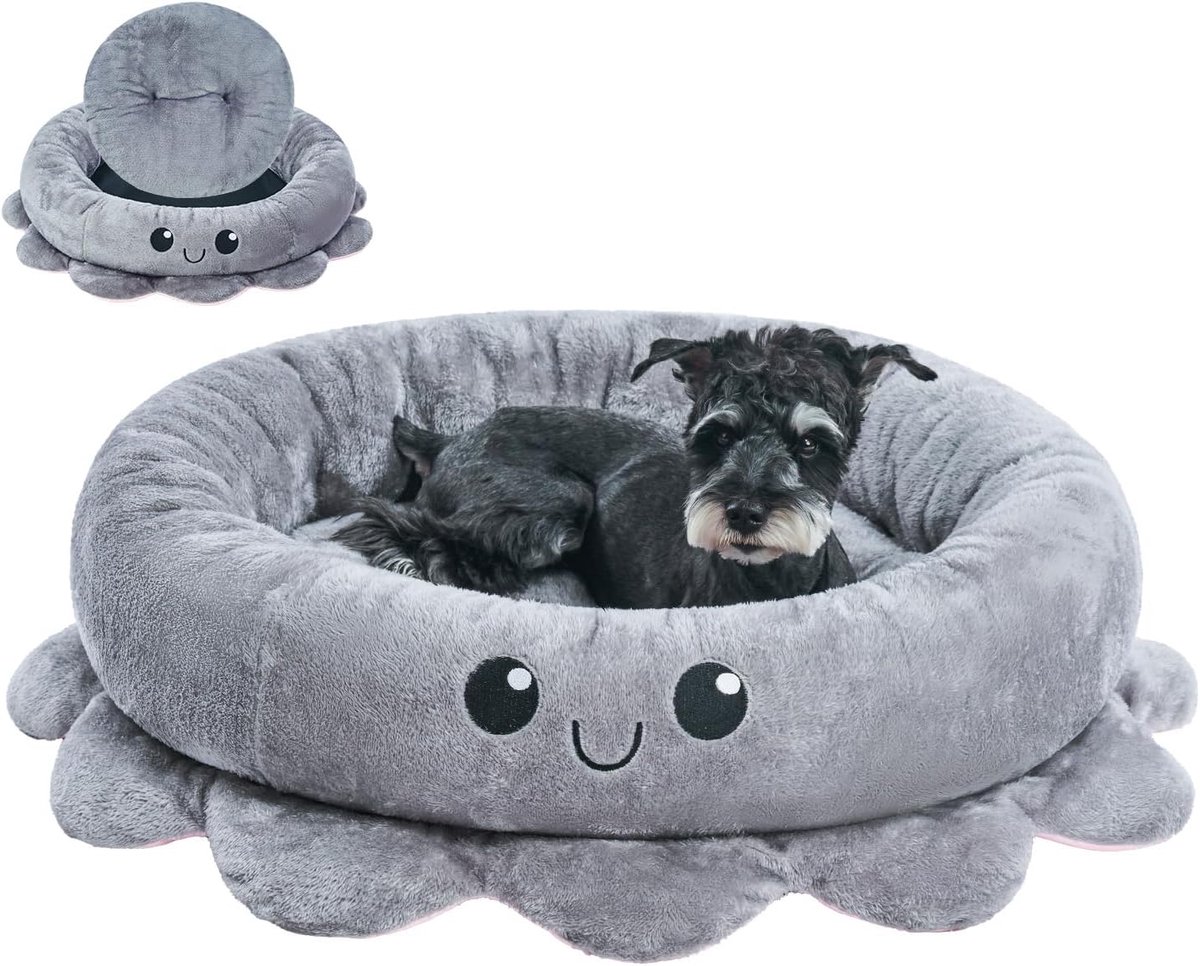 Octopus Hondenbed, Grijs, L