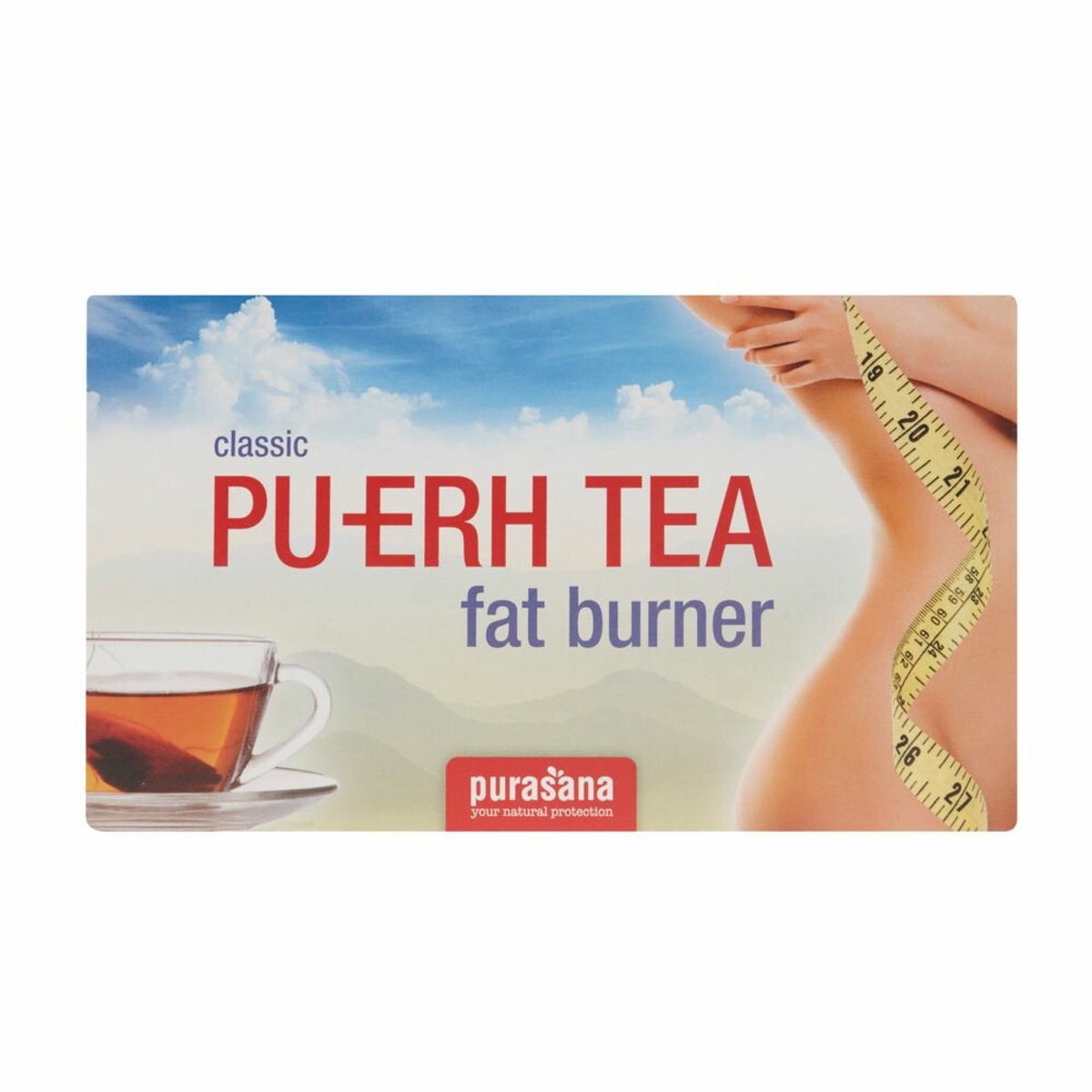 Purasana Pu-Erh Tea 20 Thee Builtjes - 2 x 36 gr - Voordeelverpakking