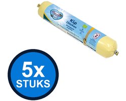 5x Renske - Vers hond worst graanvrij kip biologisch 500gr - Hondenvoer Natvoer - 500 g