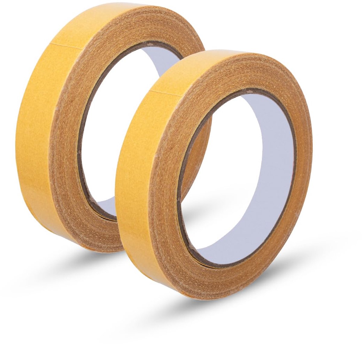 SnelShoppen - 2 Rollen 20mm*20M Dubbelzijdige Vloertape, Sterke Tapijt Tape voor Wand, Vloer en Meubels, Handmatig Af te Scheuren, Heavy Duty PE Mater
