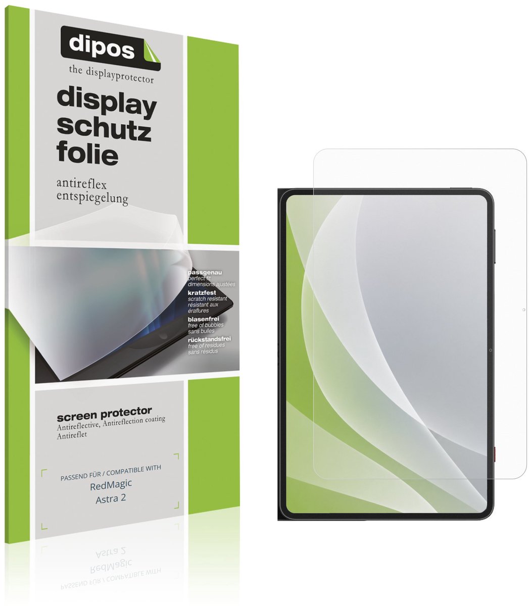 dipos – 2x Matte Beschermfolie geschikt voor RedMagic Astra 2 | Krasbestendige & antireflecterende Screenprotector Ultra-Thin