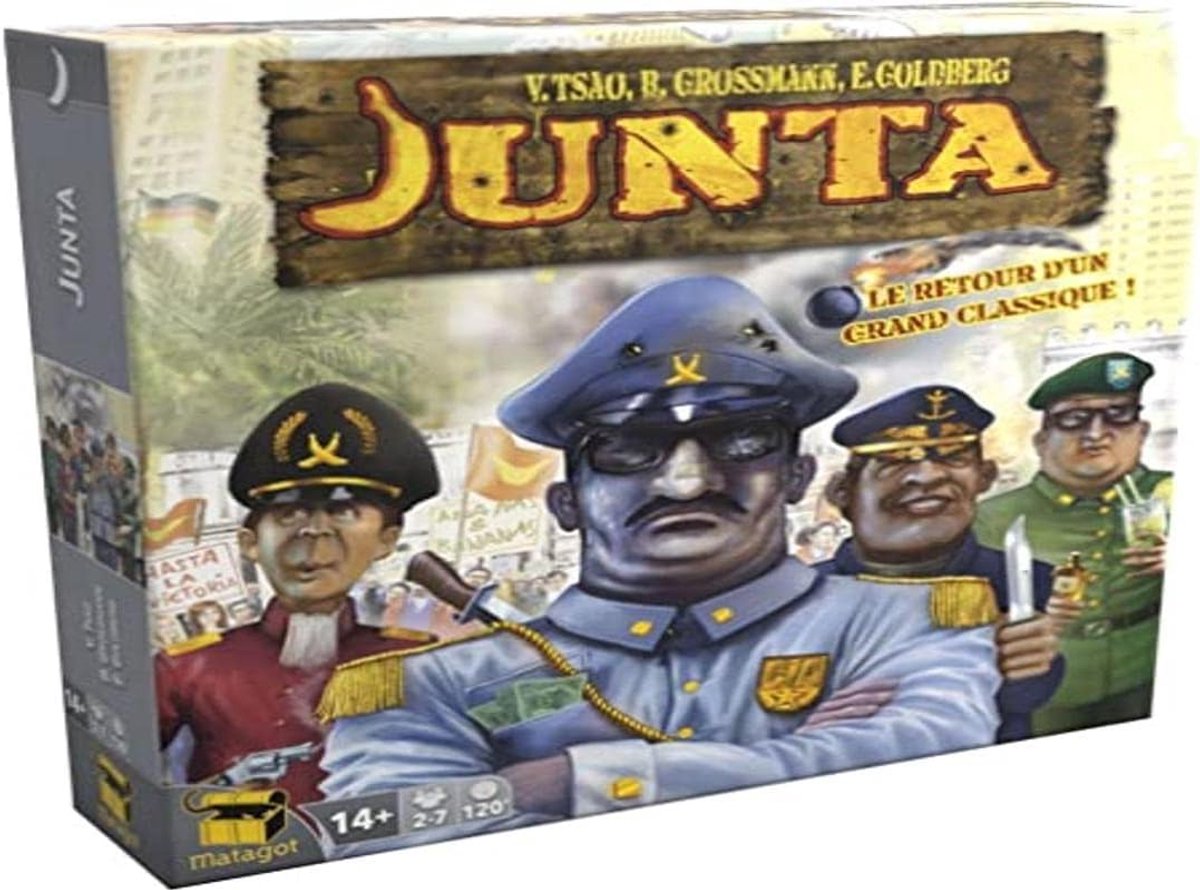 SnelShoppen - Junta bordspel FRENCH editie - Strategie, intrige, revolutie - 14+ jaar - 120 minuten speelplezier - Perfect voor feestavonden en spelle