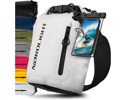 SnelShoppen - Waterproof Dry Bag 5L met Telefoonhoesje, Roll-Top Sluiting, Schouderband | Perfect voor Zwemmen, SUP, Canoeing, Strand, Outdoor Activit
