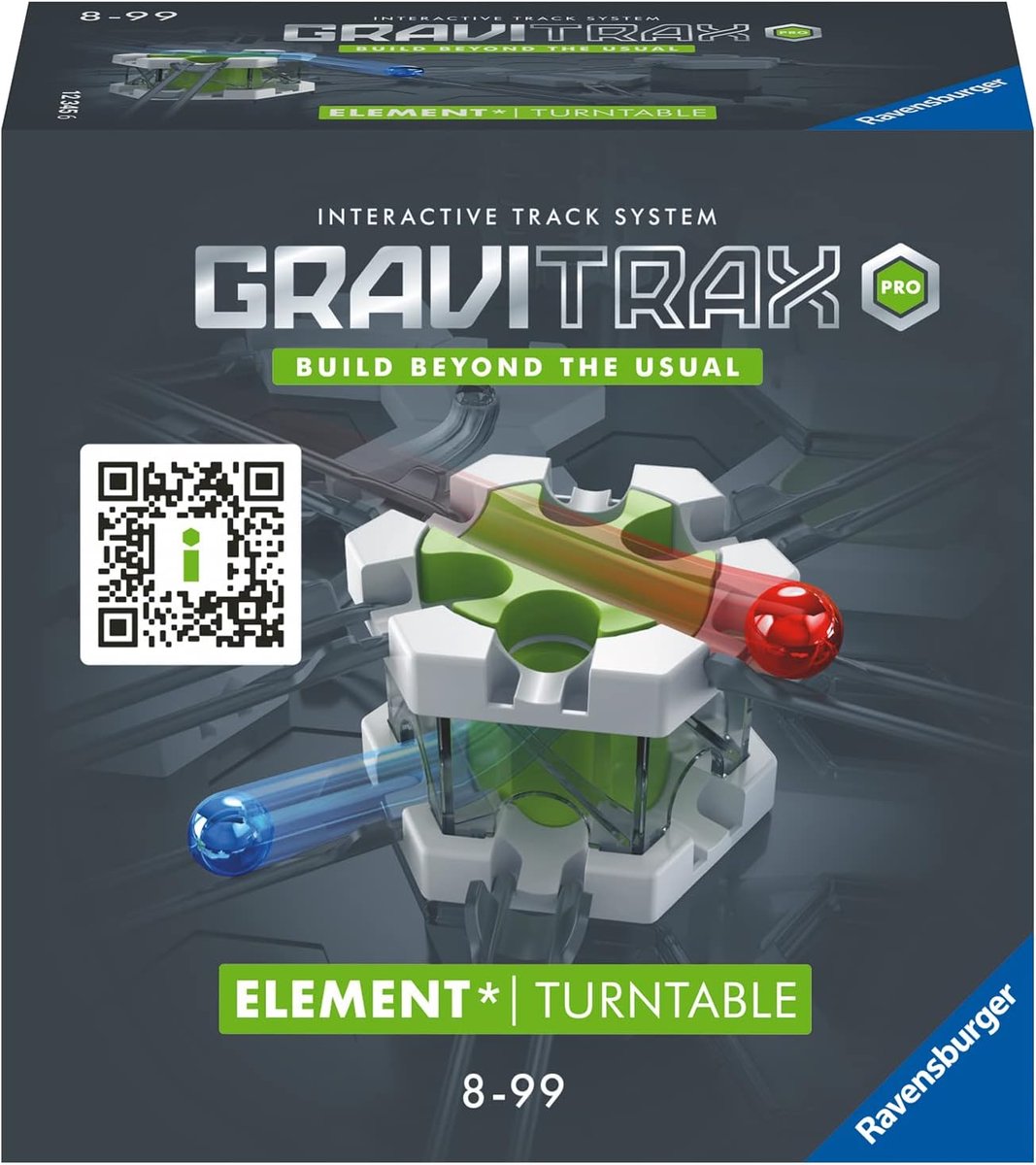 SnelShoppen - GraviTrax PRO Element Turntable 22433 - Ball Track en Constructiespeelgoed voor Kinderen vanaf 8 Jaar - Uitbreiding voor Actie en Contro