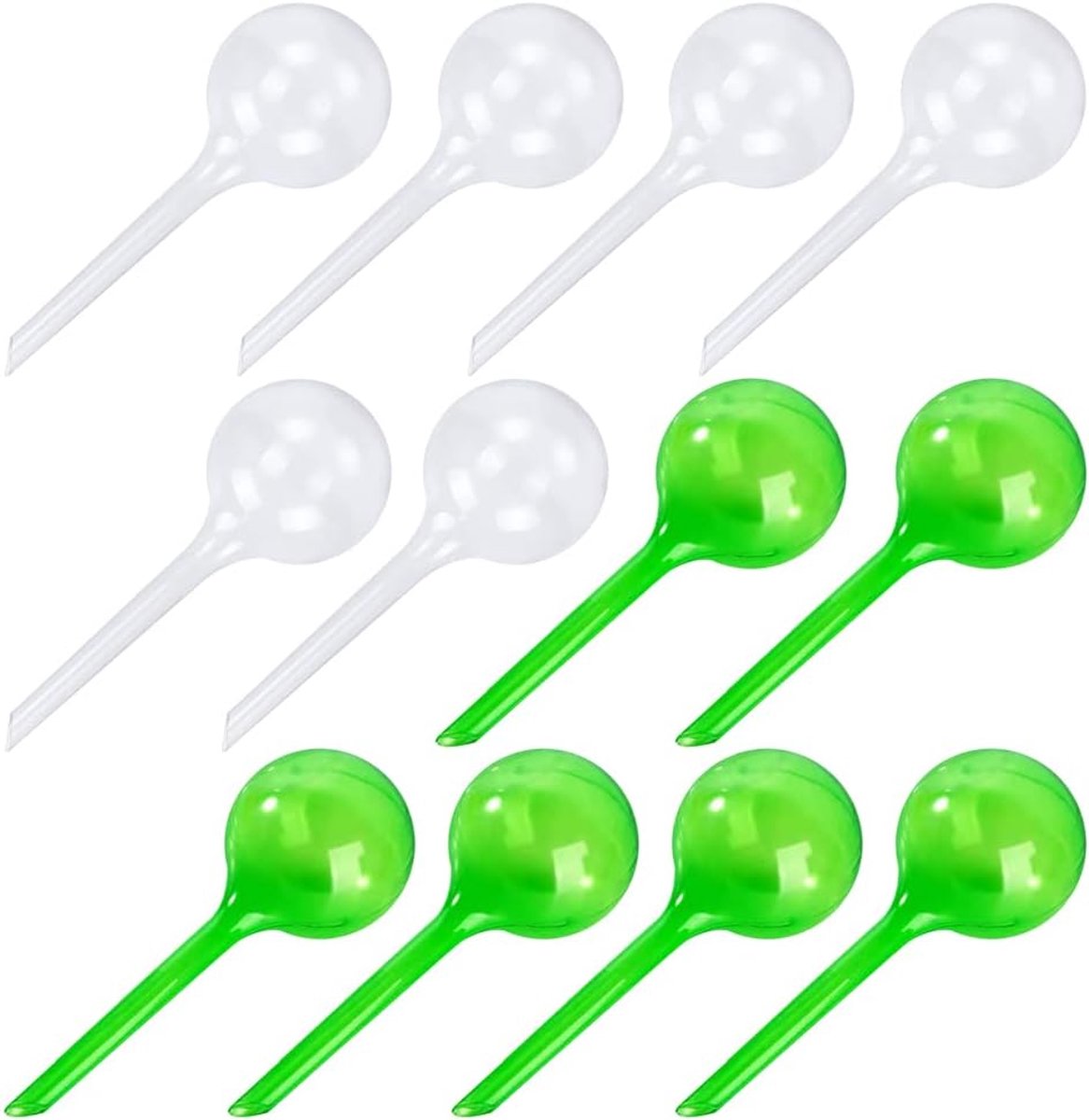 SnelShoppen - Pack van 12 Zelfwaterende Bloembollen - Waterdispenser voor Planten, 13 x 5 cm - Ideaal voor Huishoudelijke Planten, Tuin, Balkon, Hangp