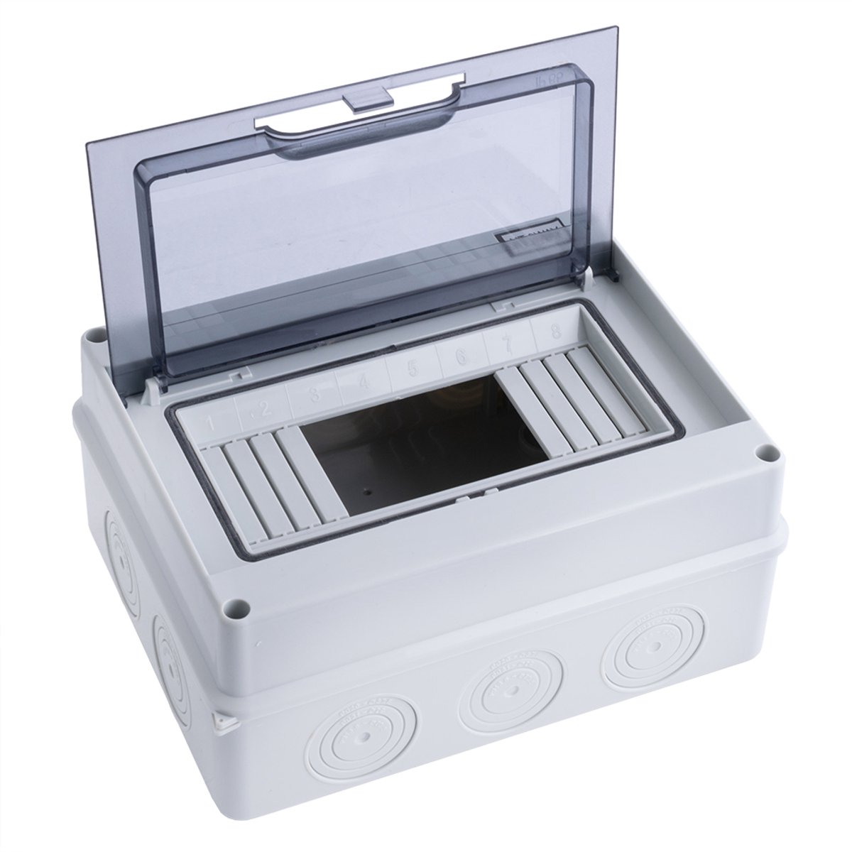 Geya HT-8 Waterdichte Verdeelkast 8-Ways Transparant – IP65 – geschikt voor de Geya ATS