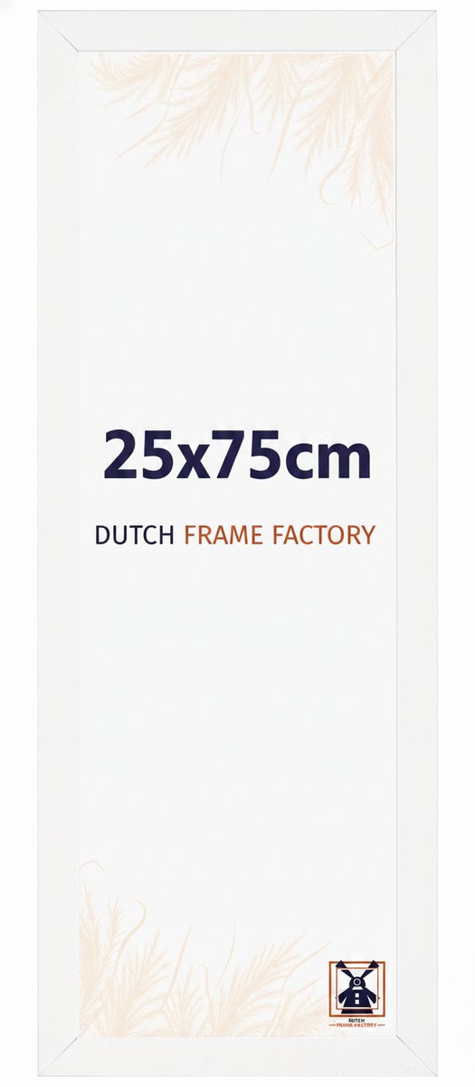 Fotolijst 25x75 cm - MDF - Wit Mat - Benno
