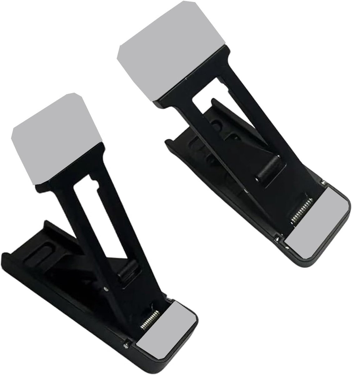 SnelShoppen - Keyboard Stand 2 Stuks, Verstelbare Laptop Riser 3 Niveaus, Draagbare Vouwbare Mini Keyboard Stand, Hoogwaardige Zelfklevende Houder