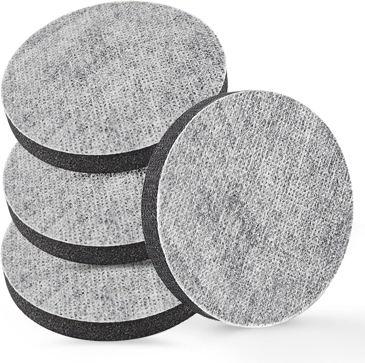 SnelShoppen - Set van 4 Micro Discs Vervangingsfilters voor Waterflessen en Karaffen, 150 L voor 4 Weken, Vermindert Chloor en Verontreinigingen, Idea