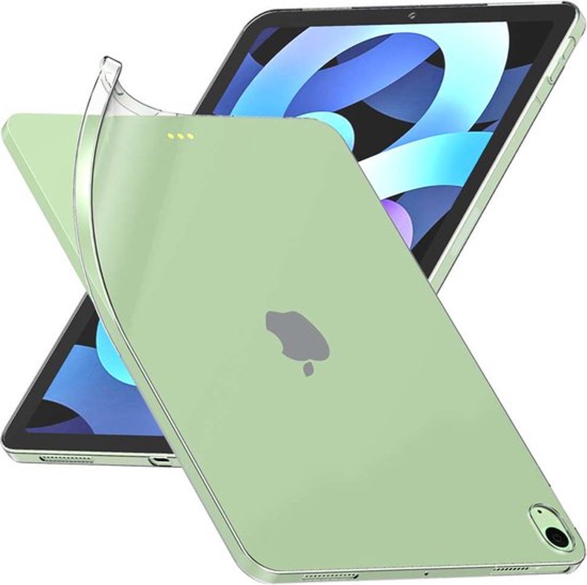 ebestStar - Hoes geschikt voor iPad Air (2020) 10.9, iPad Air 4 Apple, Back Cover, Beschermhoes anti-luchtbellen hoesje, Transparant