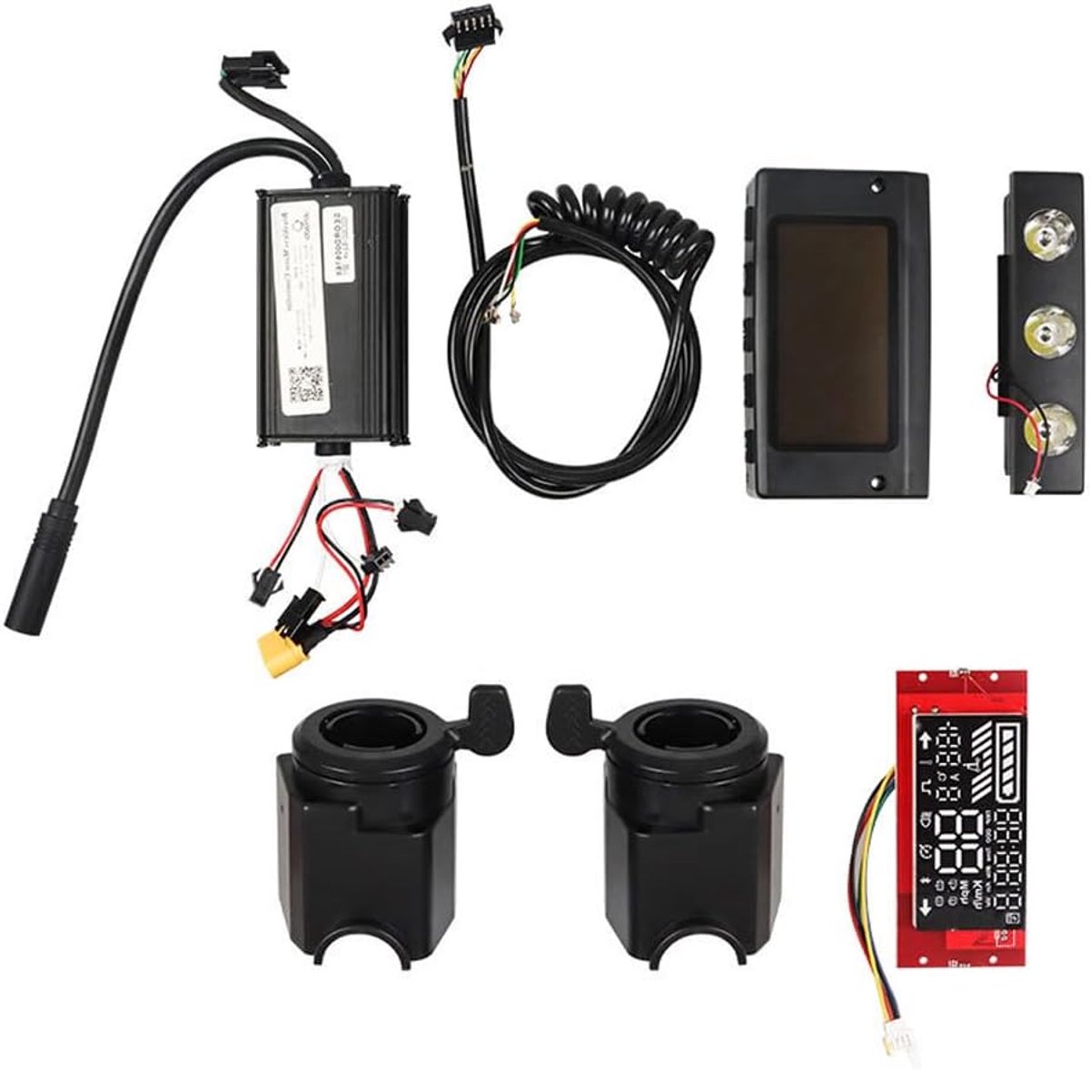 SnelShoppen - 350W 36V Elektrische Scooter Controller Kit met Aluminium Behuizing, Digitale Display voor S1 S3 E TWW Kick Scooters