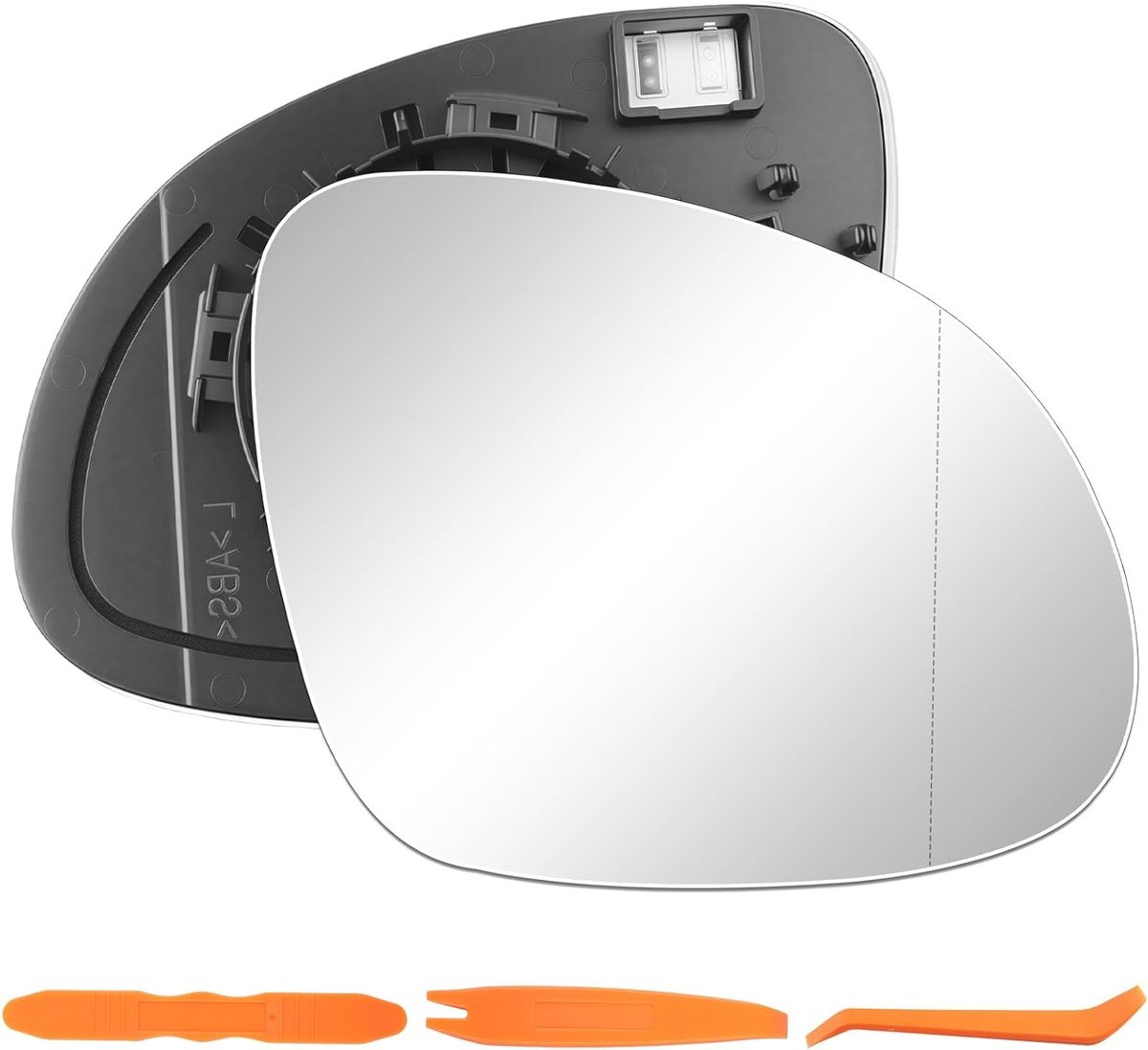 Buitenspiegel glas voor VW Tiguan, Skoda Yeti, VW Sharan en Seat Alhambra – Verwarmd en asferisch achteruitkijkspiegel vervanging voor optimale zichtbaarheid en veiligheid