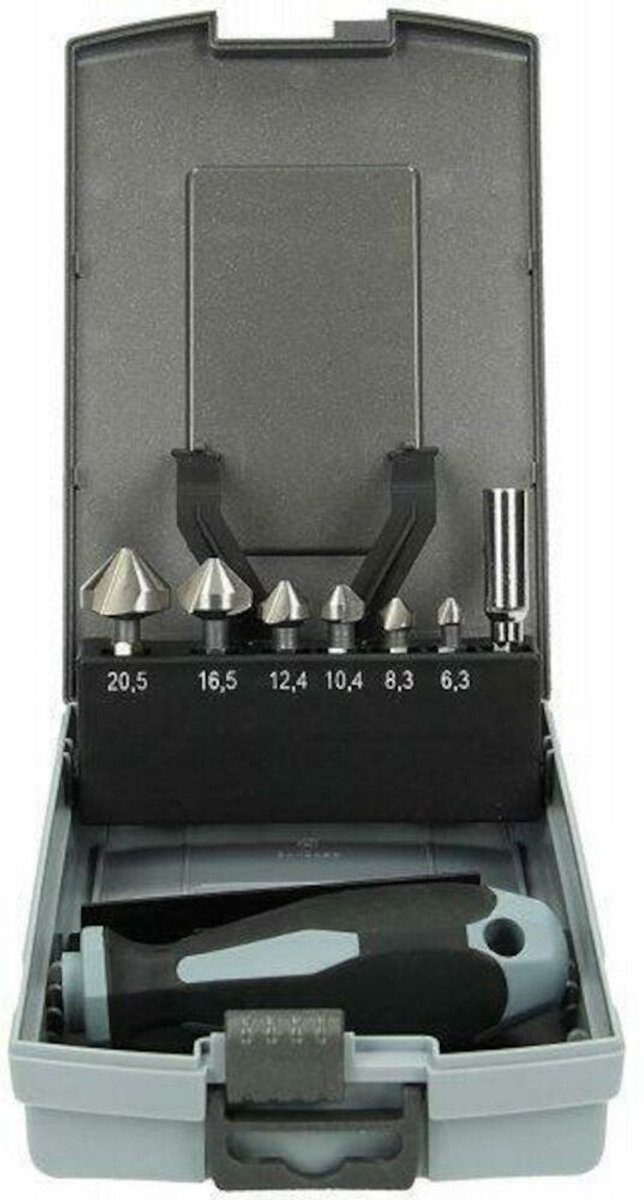 Verstakerset 90° M6/M8/M10 5-delig