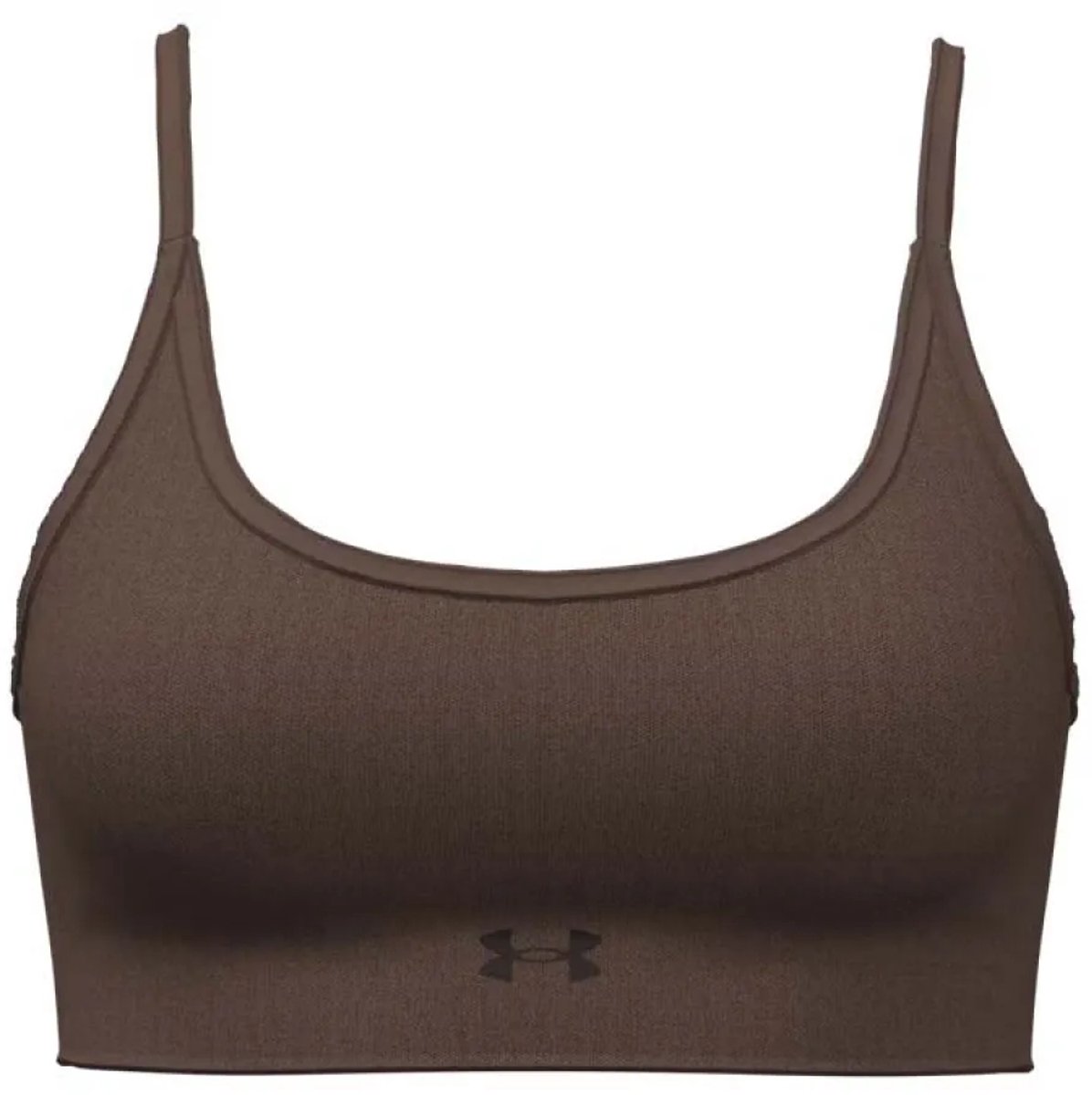 Under Armour Seamless Cotton Sportbeha Met Lage Impact Bruin L Vrouw