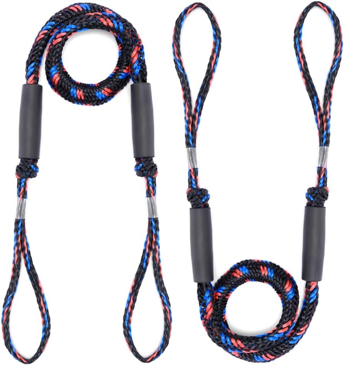 SnelShoppen - Bungee Dock Line Voor Boten - Schokabsorberende Mooring Touwen - 2 Stuks - Veilig en Snel Afmeren - Ideaal Voor Jachten en Speedboten