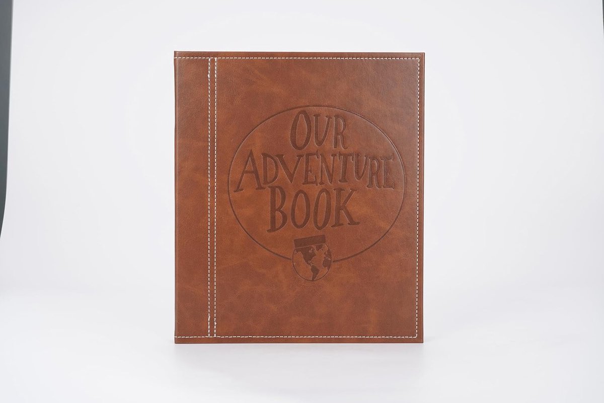 SnelShoppen - Zelfklevend Fotoalbum en DIY Fotoalbum - 20 Vel, 40 Pagina's, Voor Ongeveer 200 Foto's - Lederen Hard Cover - 33 x 28 cm - Perfect Voor