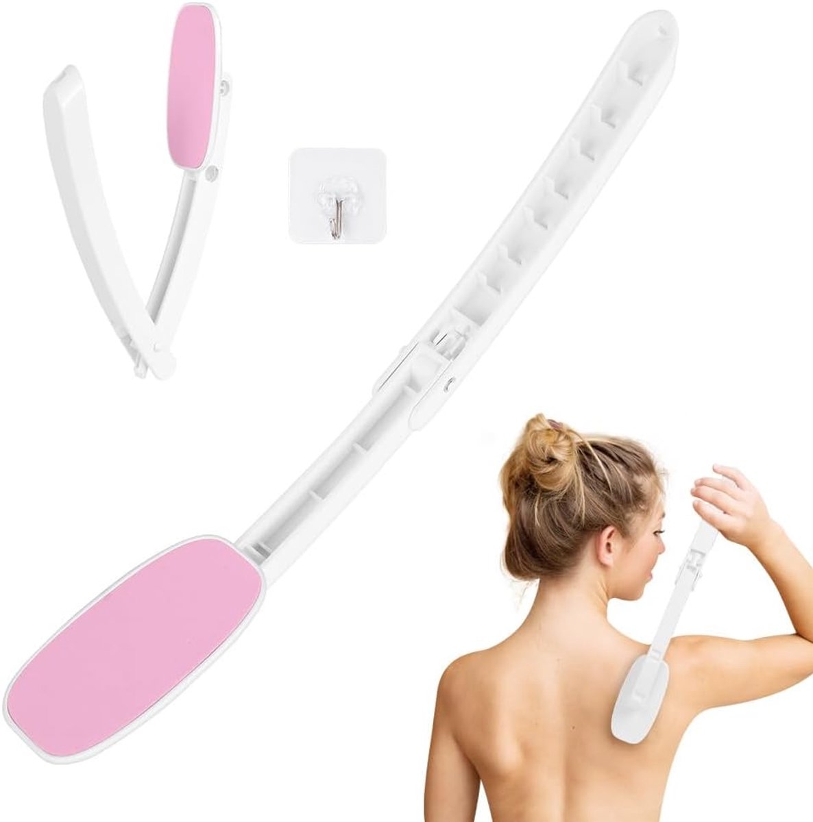 SnelShoppen - LOPHE Zelfbruiner Applicator met Lange Handgreep - Herbruikbare Borstel voor een Flawless Tan - Geschikt voor Mannen en Vrouwen - Ideaal