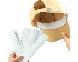 10x Anti Zweetstickers Voor Petten I Anti Vuil Stickers I Wegwerp I Anti-vlekstrips Baseballpet I Hoedbescherming I Wit