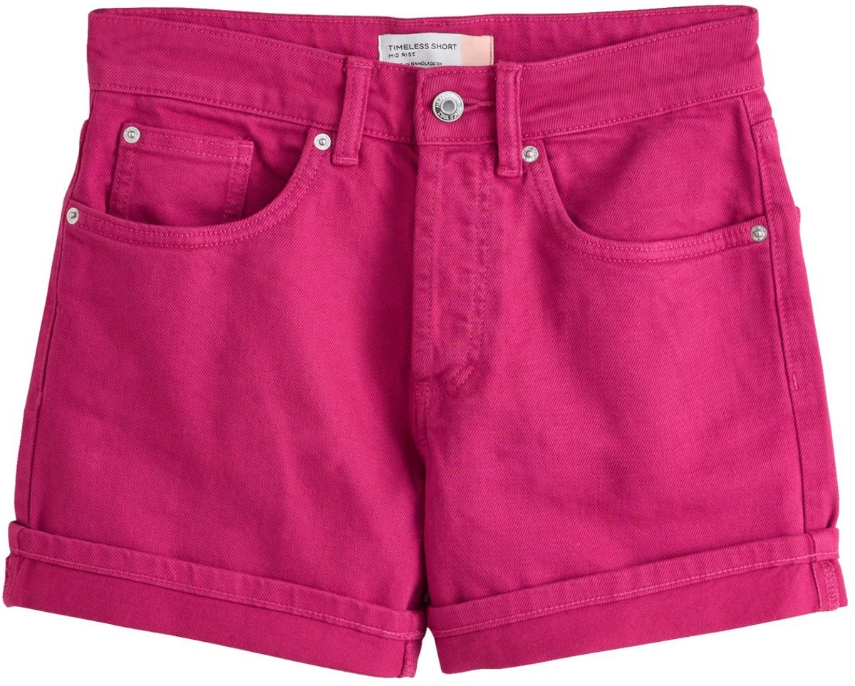 Next - Dames - Petite denim short - Petite - Roze
