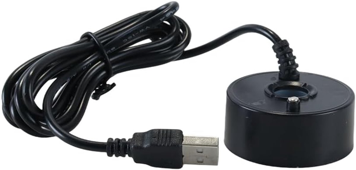 SnelShoppen - Mini Mist Maker 5V USB Fountain Atomizer - Ideaal voor Tuin, Aquarium, Vijver en Landschap - Creëert Sfeervolle Mist - Zwart