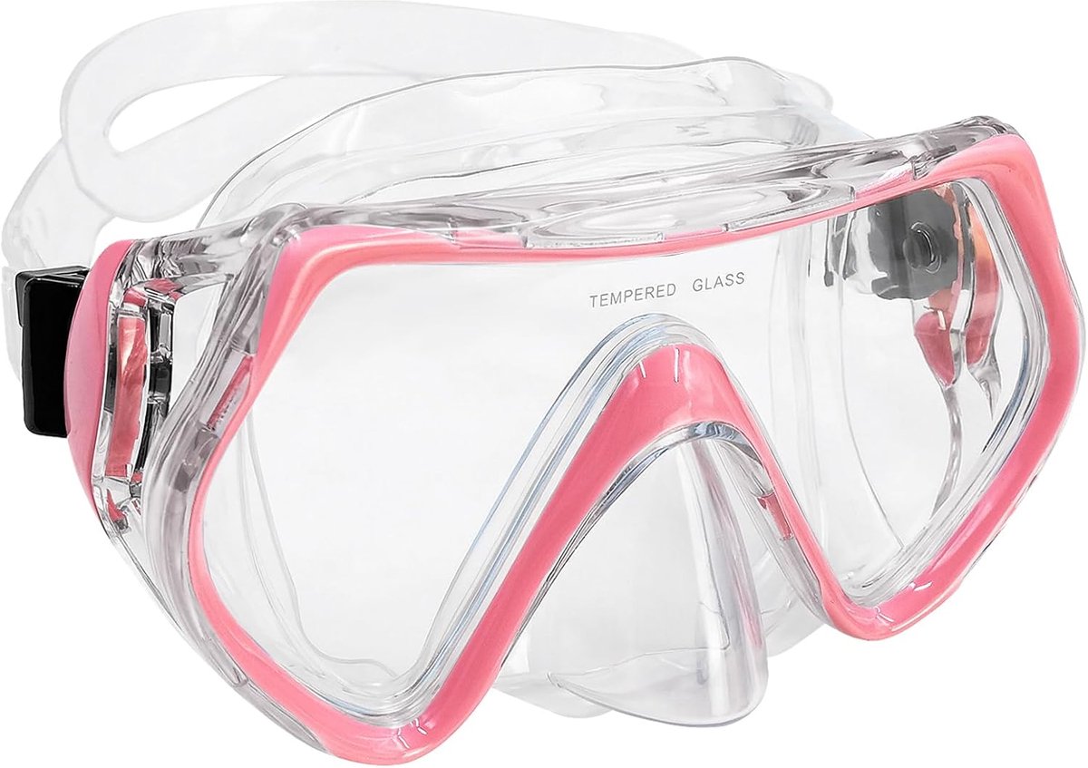 SnelShoppen - Duikbril voor Volwassenen, 180° Panorama HD Duikbril, Anti-Fog en Anti-Leak Duikuitrusting, Verstelbare Elastische Hoofdband voor Mannen