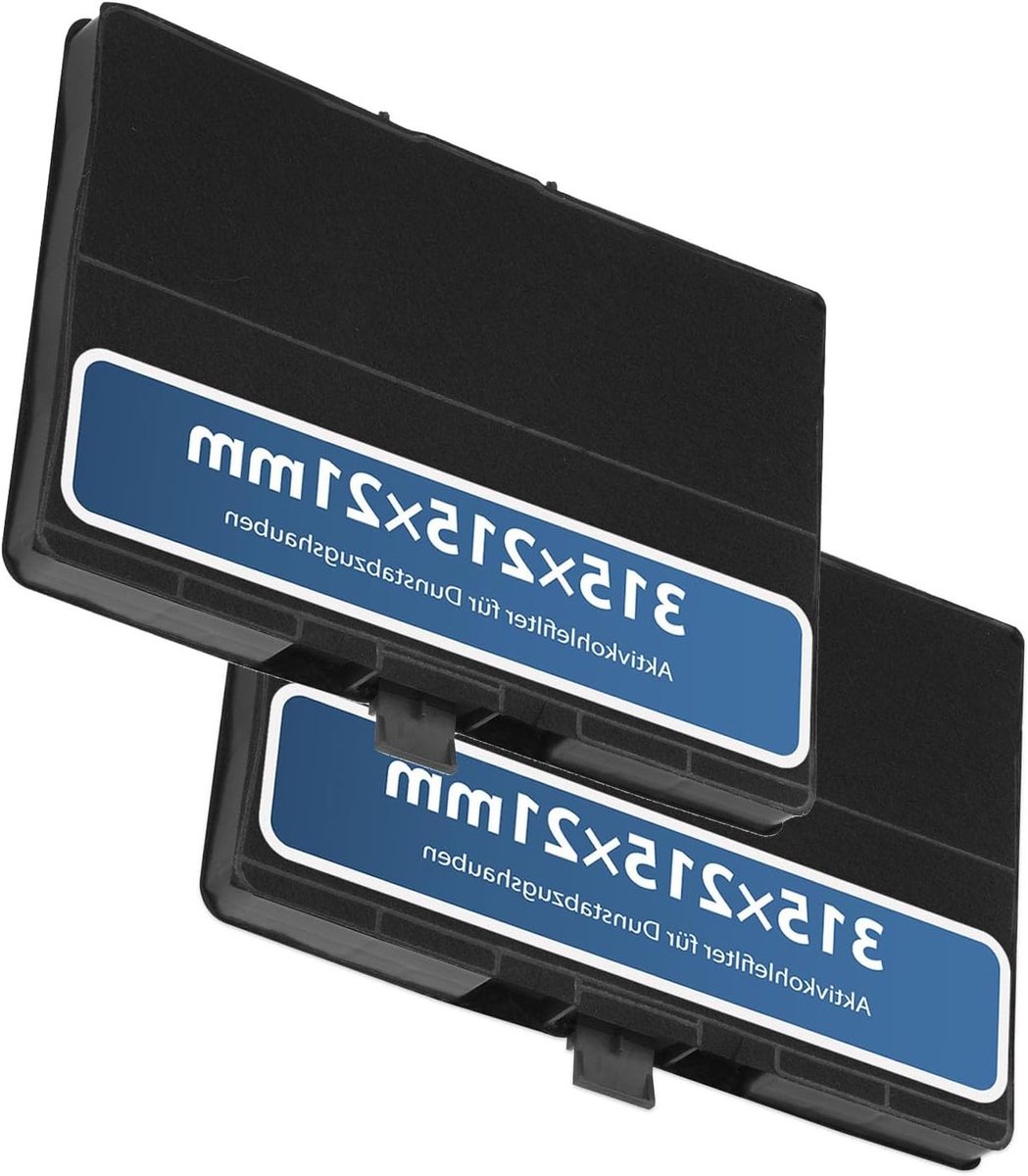 2 Actieve Koolstoffilters voor Afzuigkappen - Vervangingsfilters voor Bosch, Siemens en Neff - 12.480 x 8.480 x 8.4 cm, Verbeterde Luchtkwaliteit, Geurabsorberend, Duurzaam