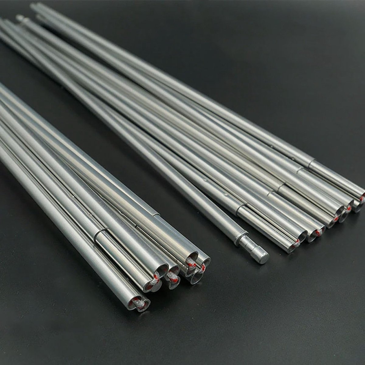 Vervangingspaal voor Tent 3.6 m, 4 m, 4.4 m - Aluminium Tentpaal voor Buiten, Camping en Reparatie Accessoire (1 Paal, 4.4 m)