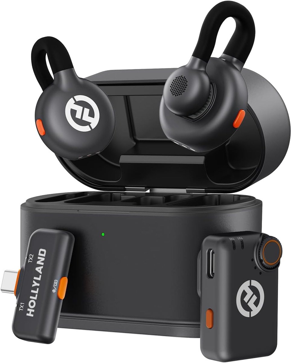 SnelShoppen - Draadloze Microfoon Mini Combo voor Camera/iPhone/Android - 7g Lichtgewicht, 300m Bereik, Discreet Ontwerp voor Streaming, Online Onderw