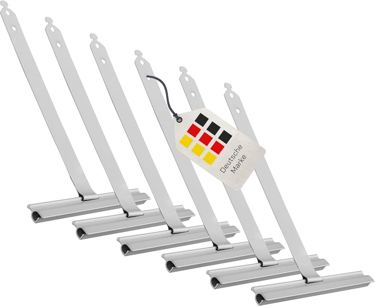 SnelShoppen - Roller Shutter Suspension Spring Mini Set van 6 - Hoogwaardige Veerstaal - Dovetail Bevestiging - Voor 37 mm Rolluiken