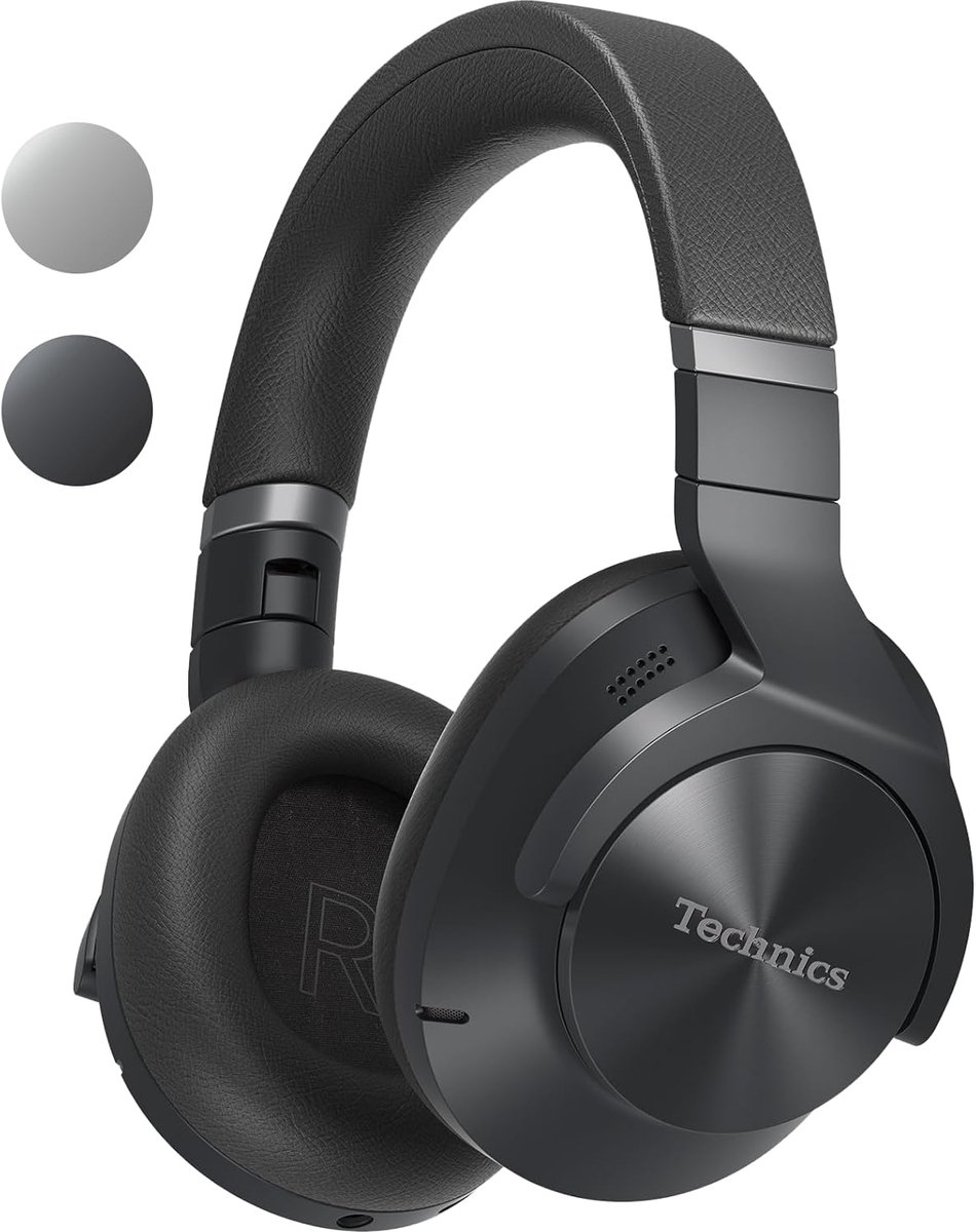 SnelShoppen - Premium Noise Cancelling Over-Ear Hoofdtelefoon - Bluetooth met 50 Uur Batterijduur - Hoogwaardige Geluidskwaliteit - Zwart - Ideaal voo
