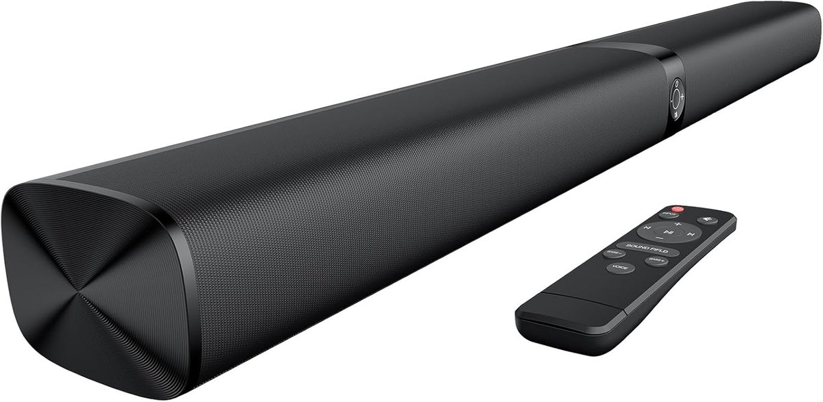 Thijox - GarageRock 90 W Soundbar TV-Luidspreker - 2-in-1 Afneembare Bluetooth Soundbar voor Smart TV - Helder Geluid met 3 EQ-modi - Zwart met ARC/Op