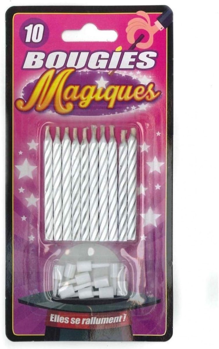 SnelShoppen - Magische Verjaardagskaarsen - 10 Stuks - Herbruikbare Feestkaarsen - 5 cm - Perfect voor Verjaardagen, Feesten en Verrassingen