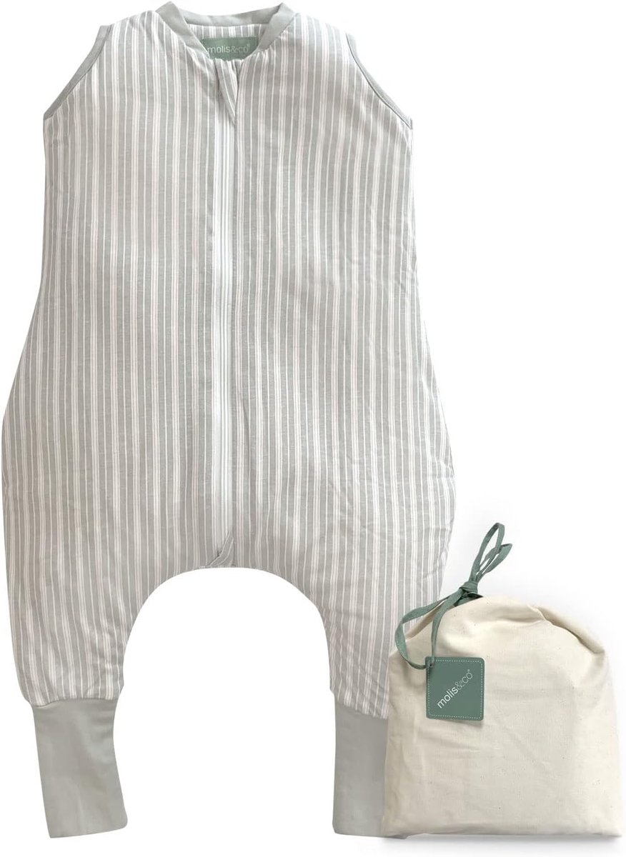 SnelShoppen - Baby Slaapzak Met Voeten 1 Tog - Warm En Comfortabel - Geschikt Voor Kinderen - Met Antislip Sokken - Ideaal Voor Slapen Thuis Of Buiten