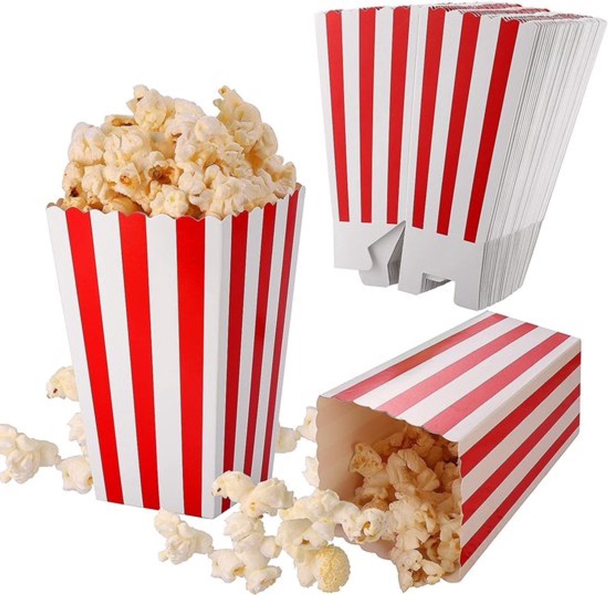 Popcorn Dozen - Feestelijke Snoep Containers - Retro