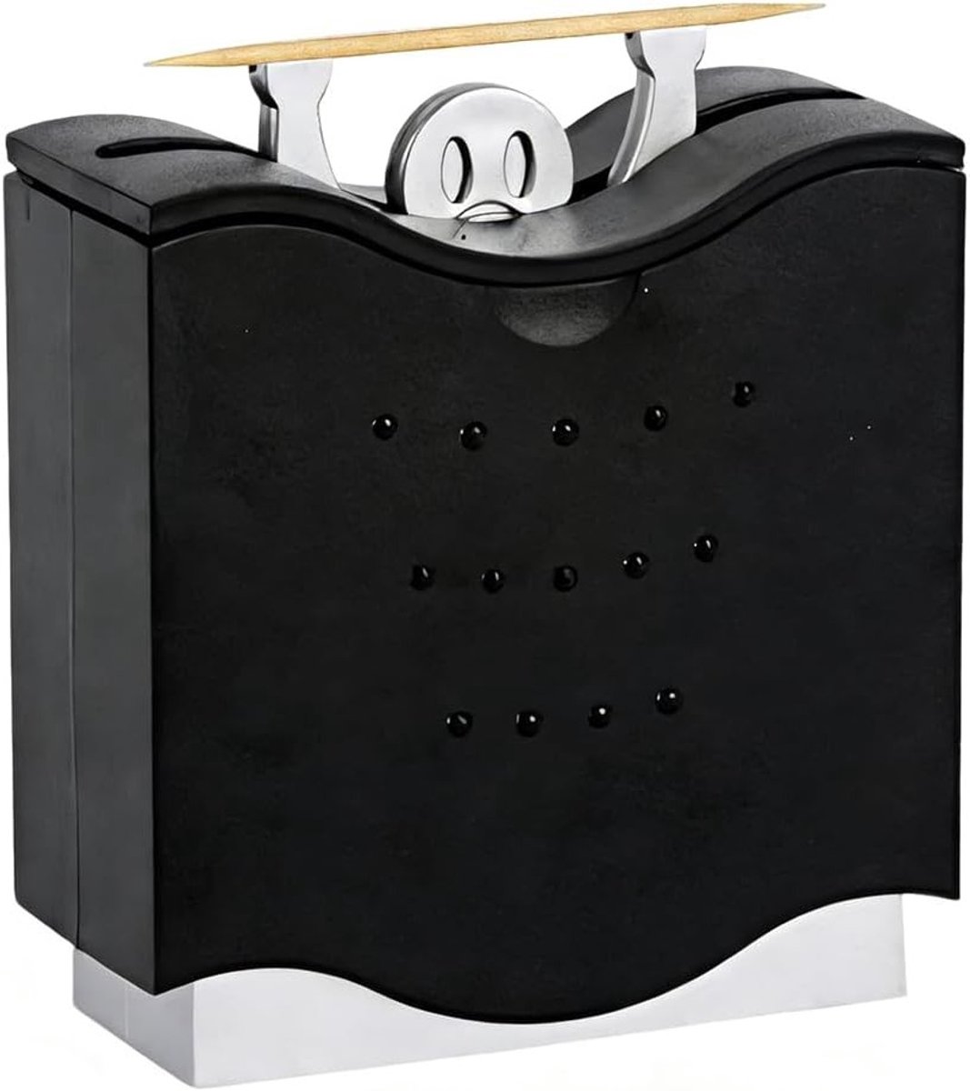 Automatische tandenstokerdispenser met pop-up functie, handige tandenverzorgingsbox voor eettafel en feestjes, 6,5 cm groot